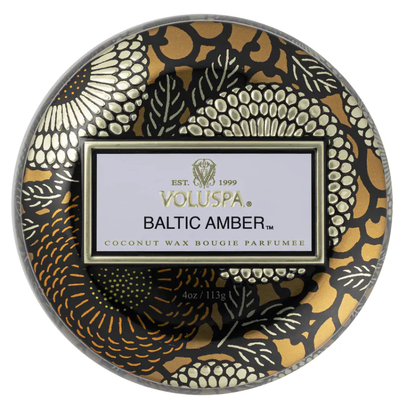 Mini Tin Candle Baltic Amber 