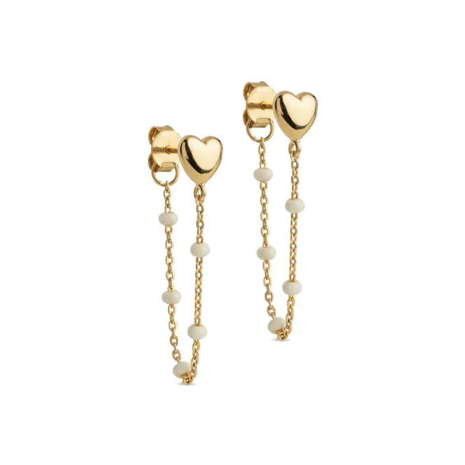 Hovedbilde Lola Heart Earrings Daisy 