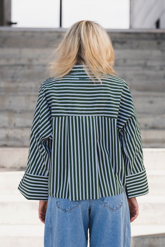 Atari Shirt Green Stripe 