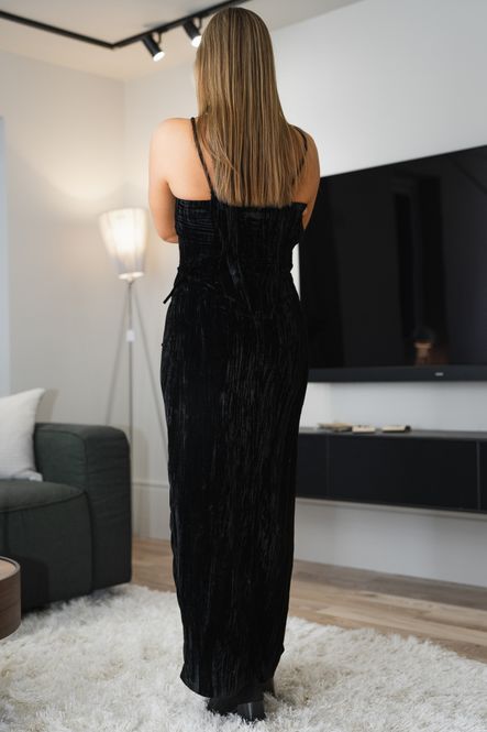 Hovedbilde Cygnet Velvet Dress Black 