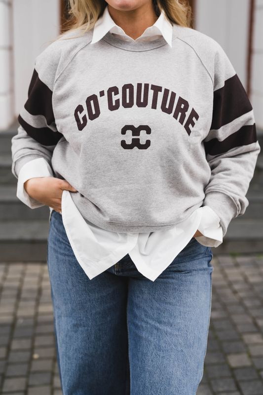 Eris College Sweat Grey Melange