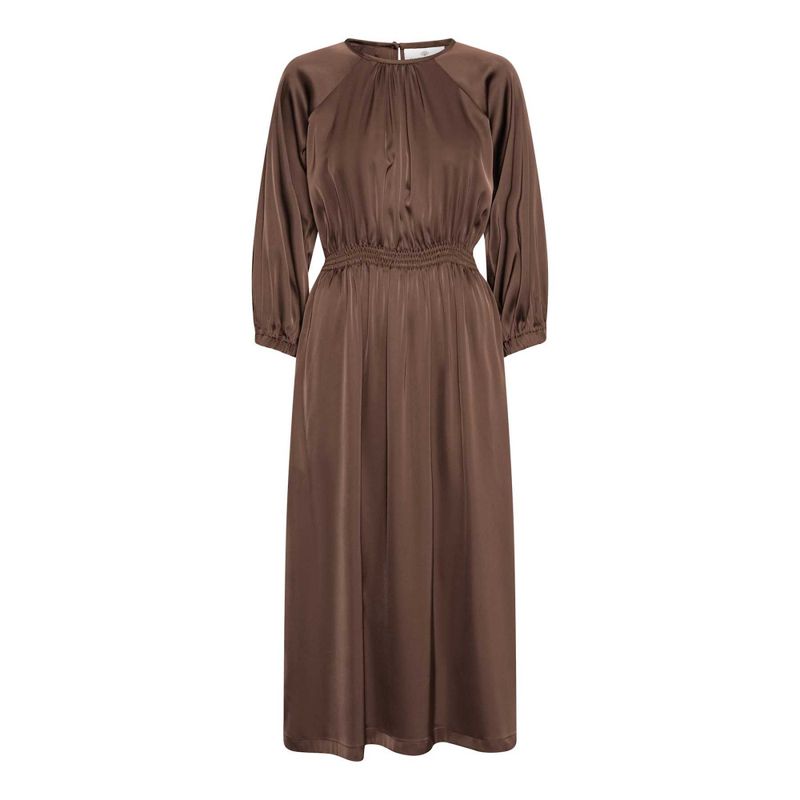 Rachel Dress Semi Rich Brown
