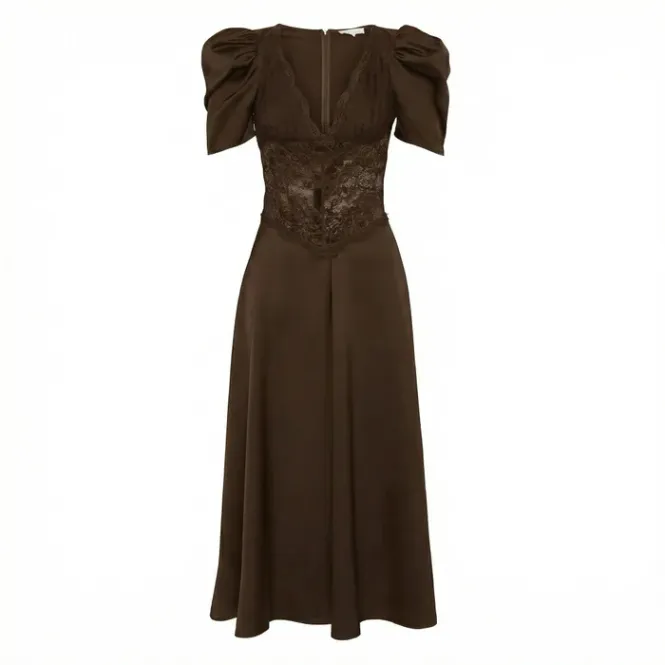 Hovedbilde Francis Lace Midi Dress Espresso 