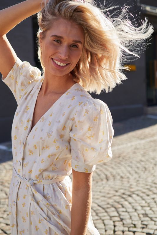 wiley linen dress Reformation Wiley Linen Dress 4