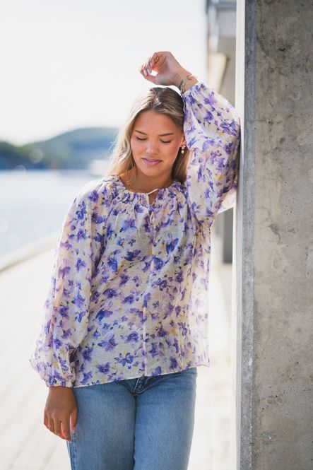 Hovedbilde Tessa Print Blouse Yellow 