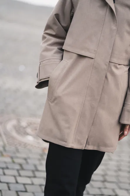 Hovedbilde Havbris Coat Taupe 