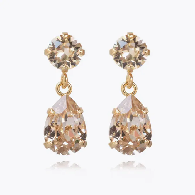 Hovedbilde Mini Drop Earrings Gold Silk 