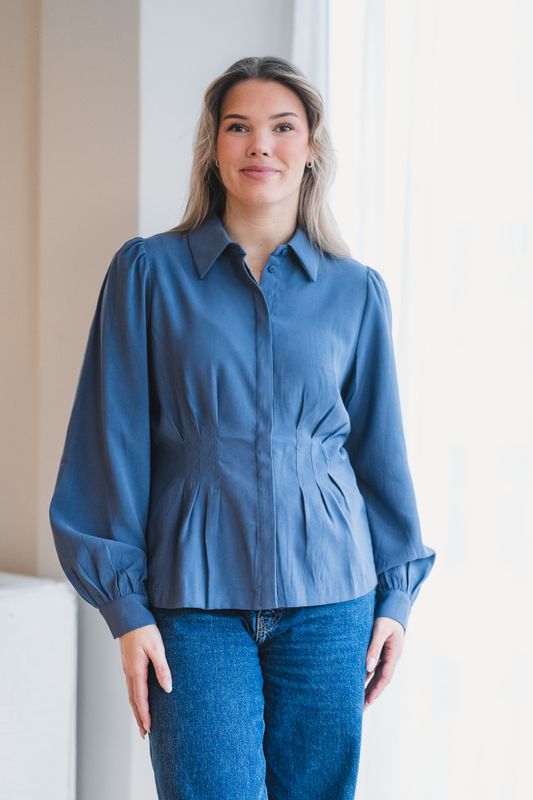Elsa Asana Shirt Vintage Indigo 