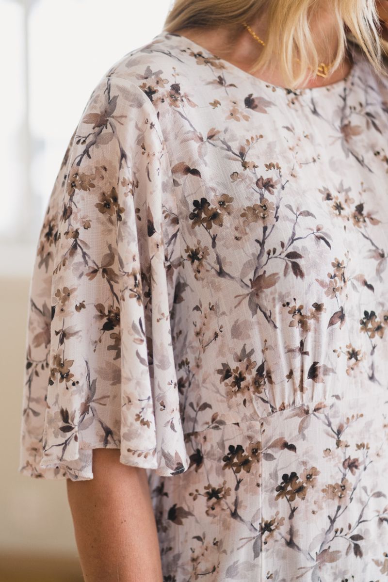 Miller Flower Dress Brown 