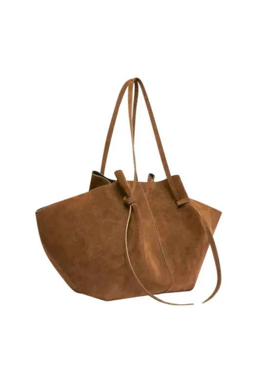 Large Mochi Suede Cognac 