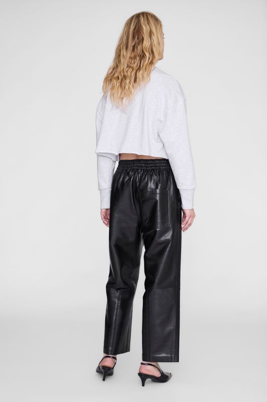 Sporty Cropped Sweatshirt Heather Grey 