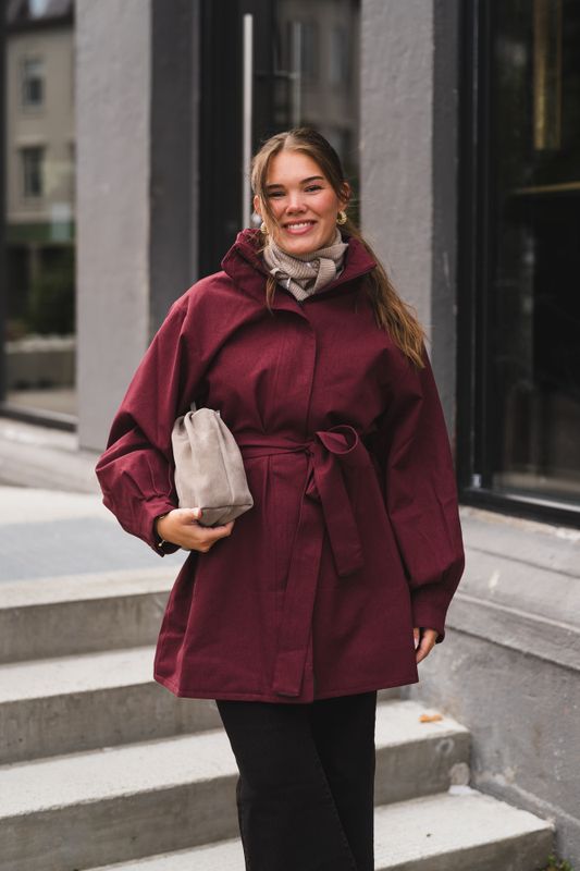 Rossby Coat Wine Red 