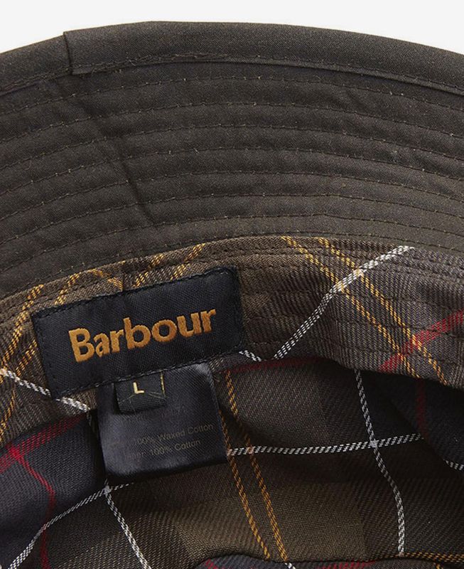 Wax Bucket Hat Olive 