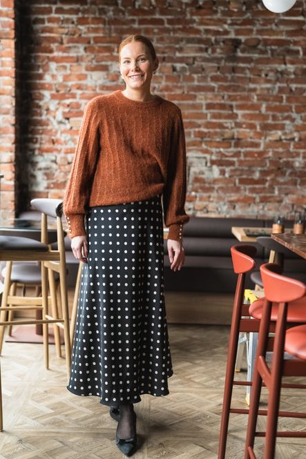 Hovedbilde Mira Amalie Pullover Ginger Bre Melange 