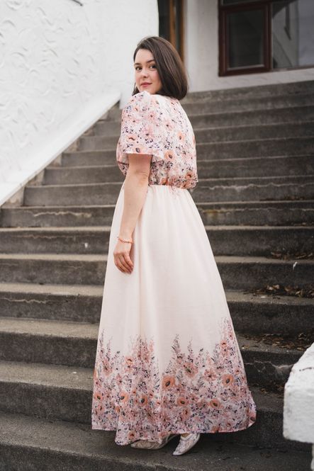 Hovedbilde Serna Flower Print Dress Burned Powder 