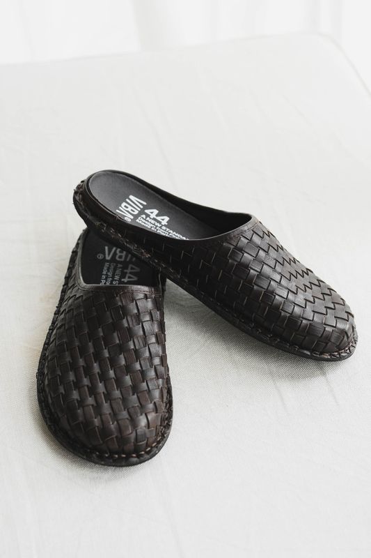 Roma Woven Leather Cocoa Brown 