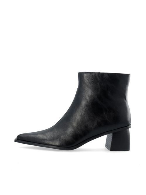 Hovedbilde Leonora Short Zip Boot Faux Leather Black 