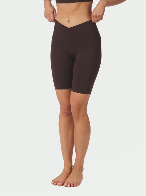 Hovedbilde Lea Wrap Shorts Chocolate Brown 