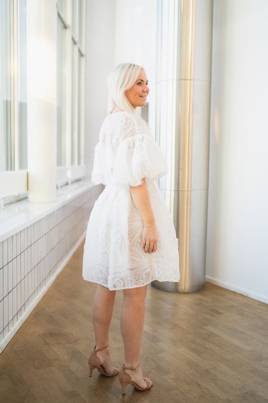 Kubic Dress White 