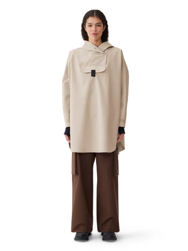 Bergen Poncho Beige 