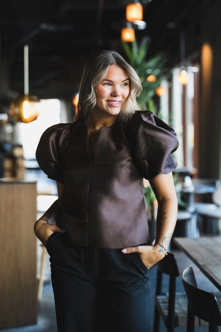 Hovedbilde Maeve Blouse Dark Brown 
