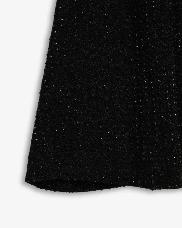 Luxe Sequin Skirt Black 