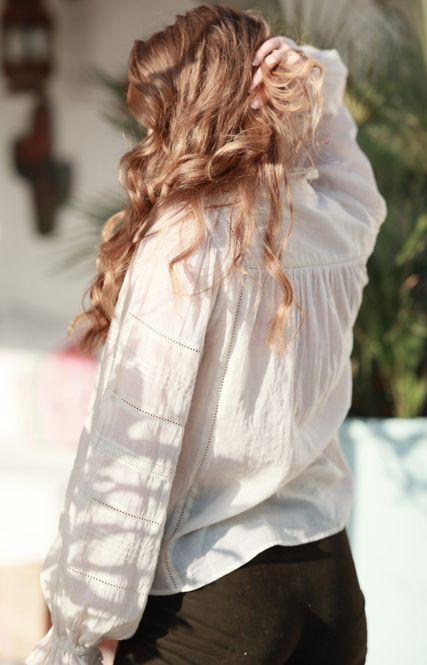Hovedbilde Moonlace Blouse Vanilla Mist