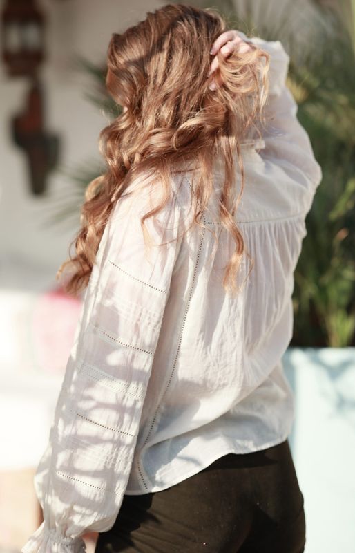 Moonlace Blouse Vanilla Mist