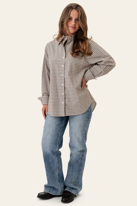 Hovedbilde Isabellaic Shirt Brown Checks