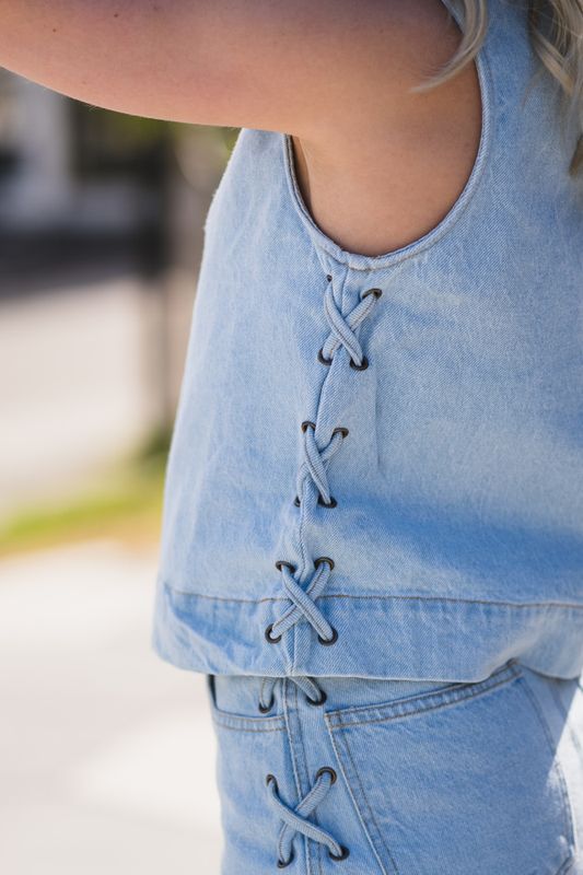 Svetlana Braid Top Blue 
