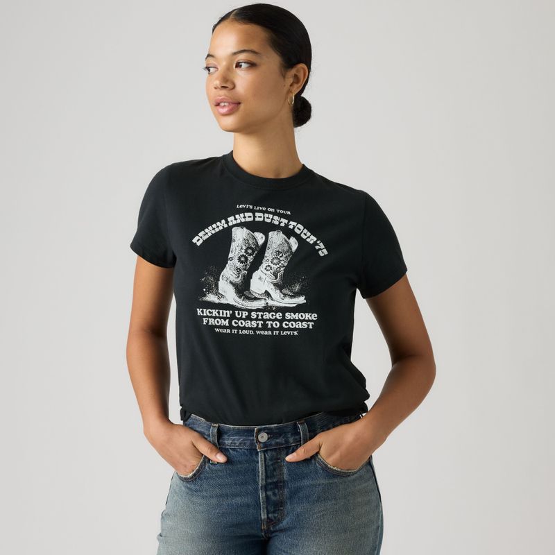 Favorite Tee Denim And Dust Boots Antracite 