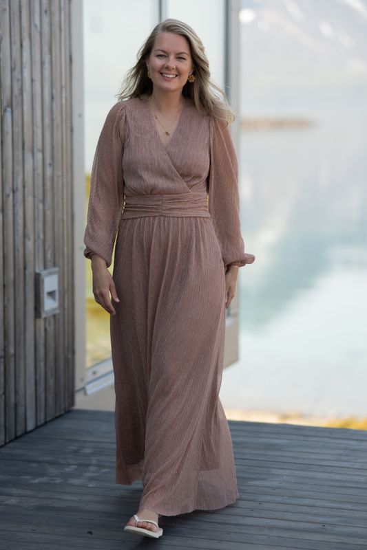 Nomo Glitz Dress Dusty Rose 