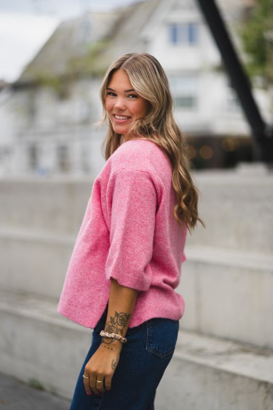 Guni Tee Pink Carnation Melange  
