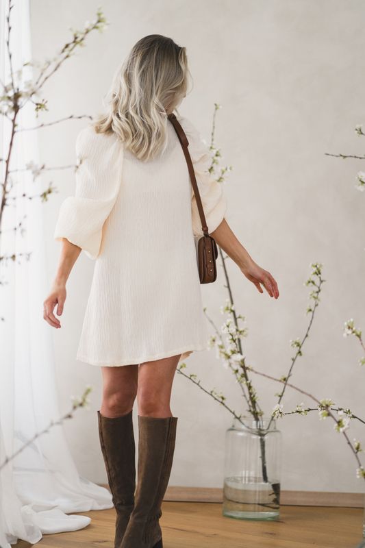 Valeria Crinkled Cream 