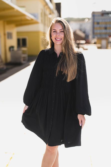 Hovedbilde Pala LS Smock Shirt Dress Black 