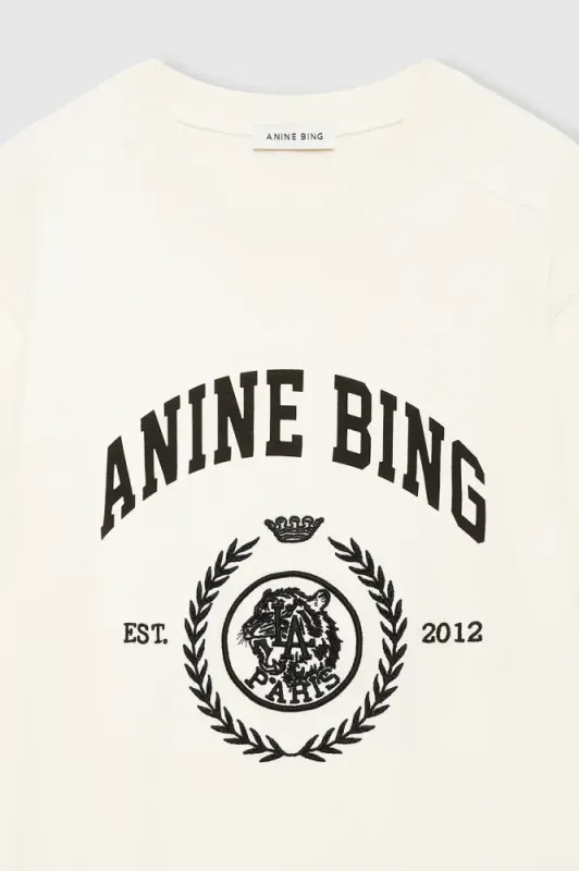 Jaylin Tee Collegiate Cream 