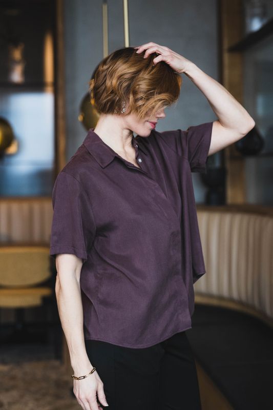 Mina SS Shirt 14028 Fudge 