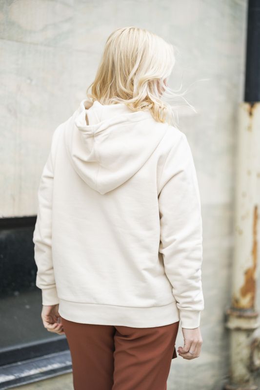 W Oslo Hoodie Ecru 