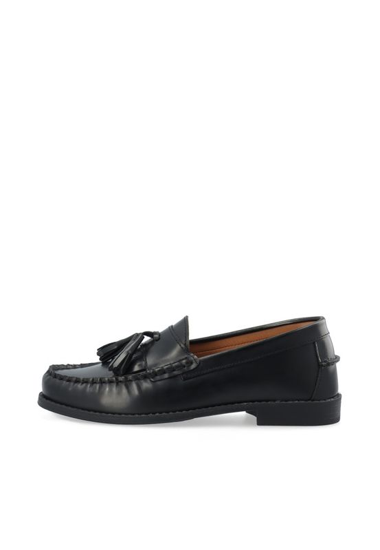Pop Tassle & Fringe Loafer Polido Black 
