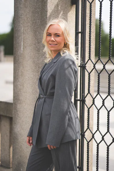 Hovedbilde Salot Blazer Belt 15496 Dark Gull Gray Pinstripe 
