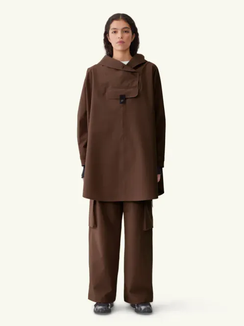 Hovedbilde Bergen Poncho Brownstone  