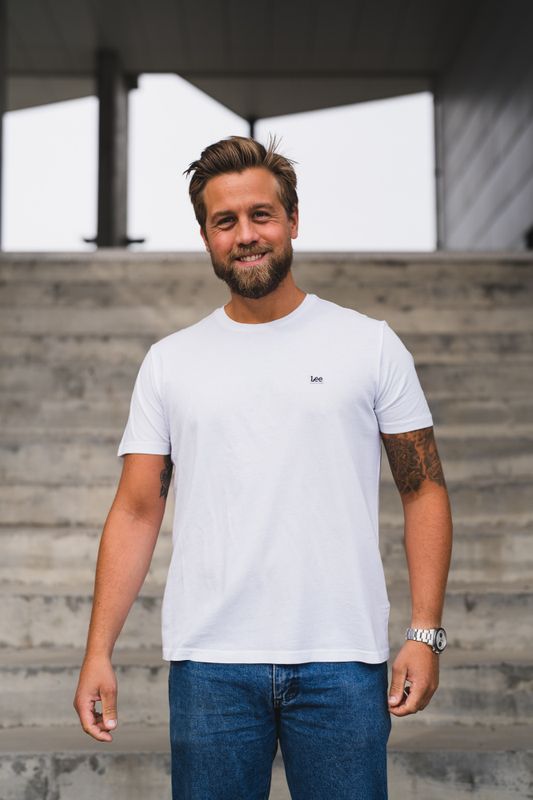 SS Patch Logo Tee White 
