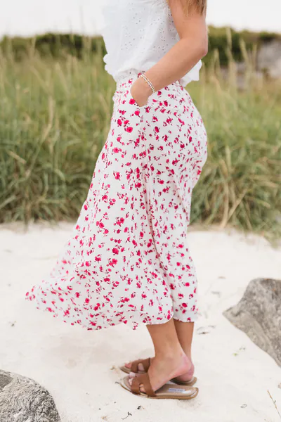 Hovedbilde Falisha HW Skirt AOP Rose Red Flower