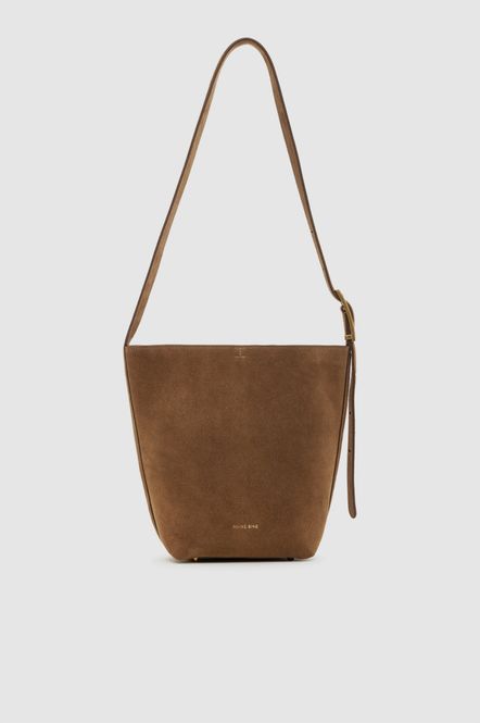 Hovedbilde Elly Medium Bucket Bag Suede Tobacco 