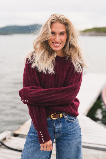 Hovedbilde Mira Amalie Pullover Choco Truffle 
