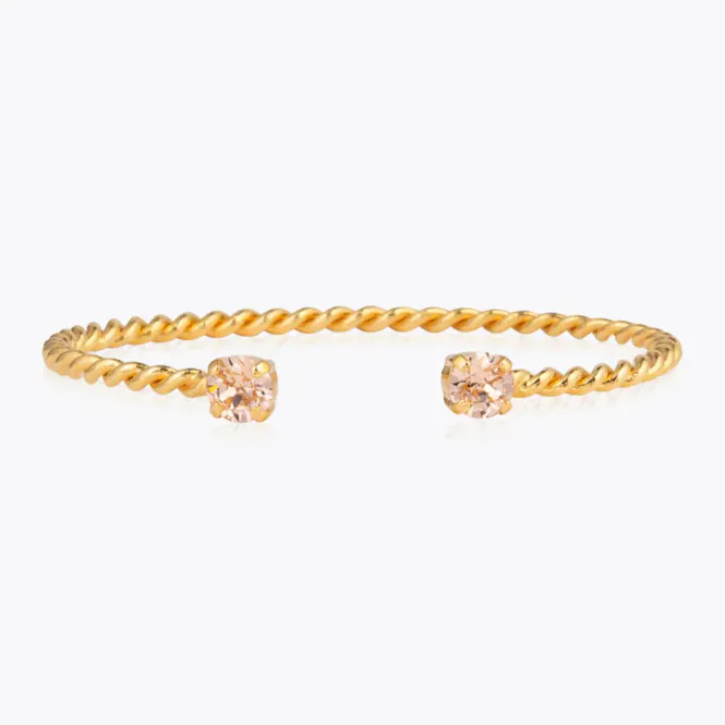 Hovedbilde Mini Twisted Bracelet Gold Light Peach 