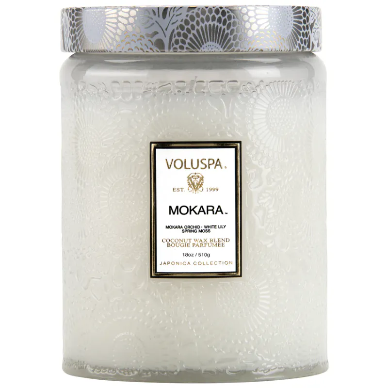 Large Jar Candle Mokara 
