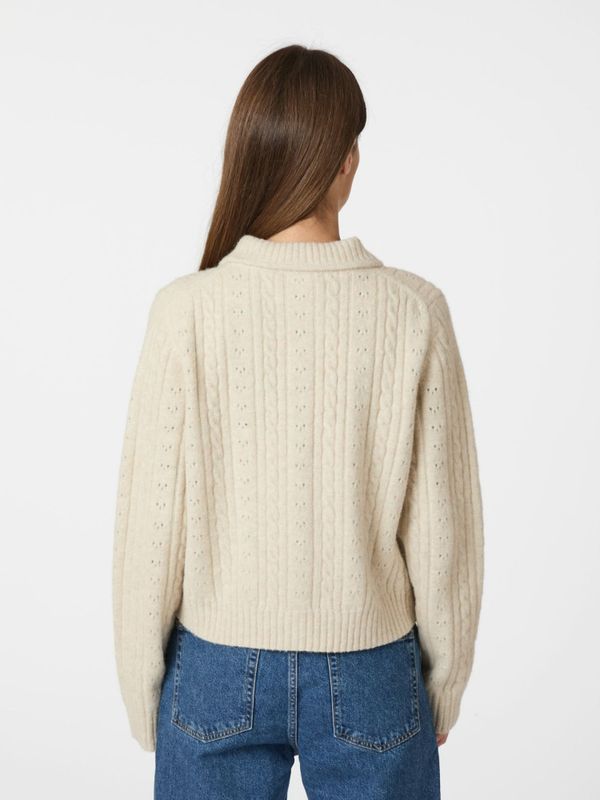 Emelie Knit Cardigan Ivory 