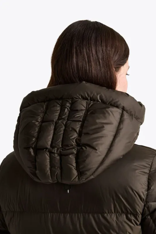 Janet Hooded Down Jacket Antique Bronze 