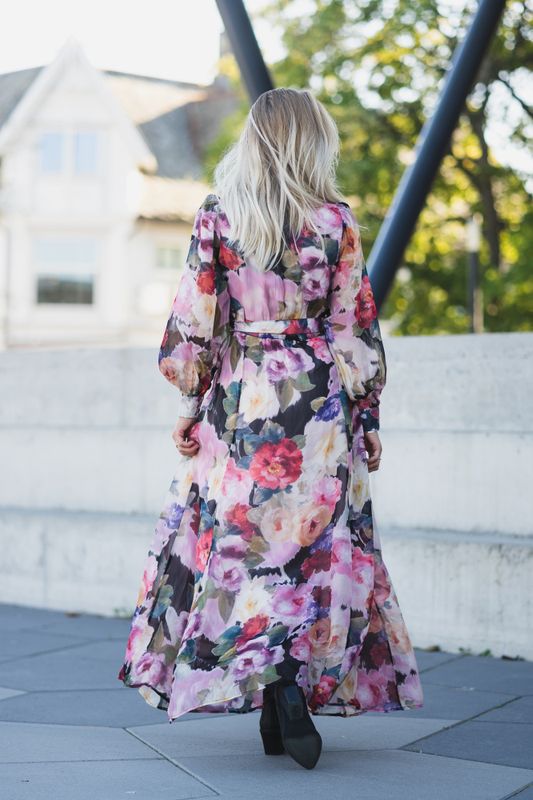 Organza Belt Dress Winter Breeze